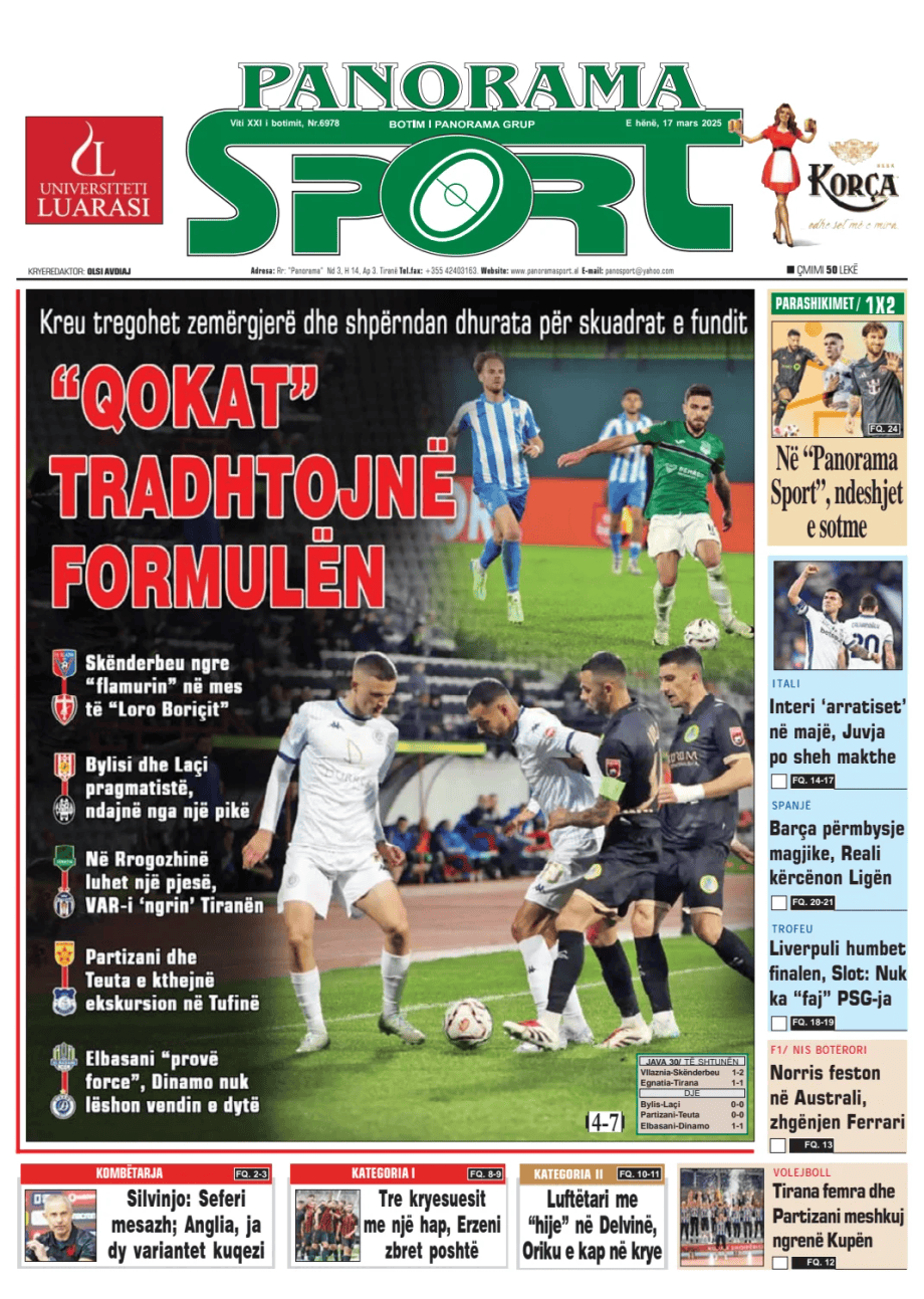 Prima-pagina-Panorama Sport-oggi-edizione-di-oggi-20250317